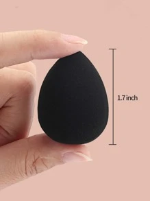 MAANGE 3 cọ trang điểm & 2 miếng mút trang điểm, cọ nền, cọ tạo khối, dụng cụ trang điểm với sợi mềm dễ mang theo, cọ du lịch, bộ cọ, bộ cọ trang điểm, bộ cọ trang điểm, bộ trang điểm hoàn chỉnh, bộ cọ trang điểm, bộ trang điểm hoàn chỉnh, bộ cọ, bộ cọ trang điểm, bộ quà tặng trang điểm, bộ - màu đen - Xem 4