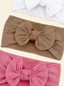 3 cái nơ trang trí cho bé - Nhiều màu - Xem 4