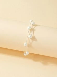 假珍珠裝飾多層手鐲