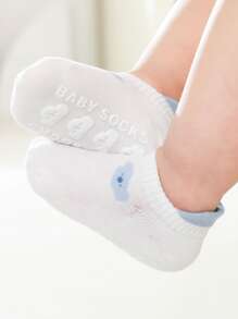 3雙兒童動物印花短襪 - 彩色 - 查看 2