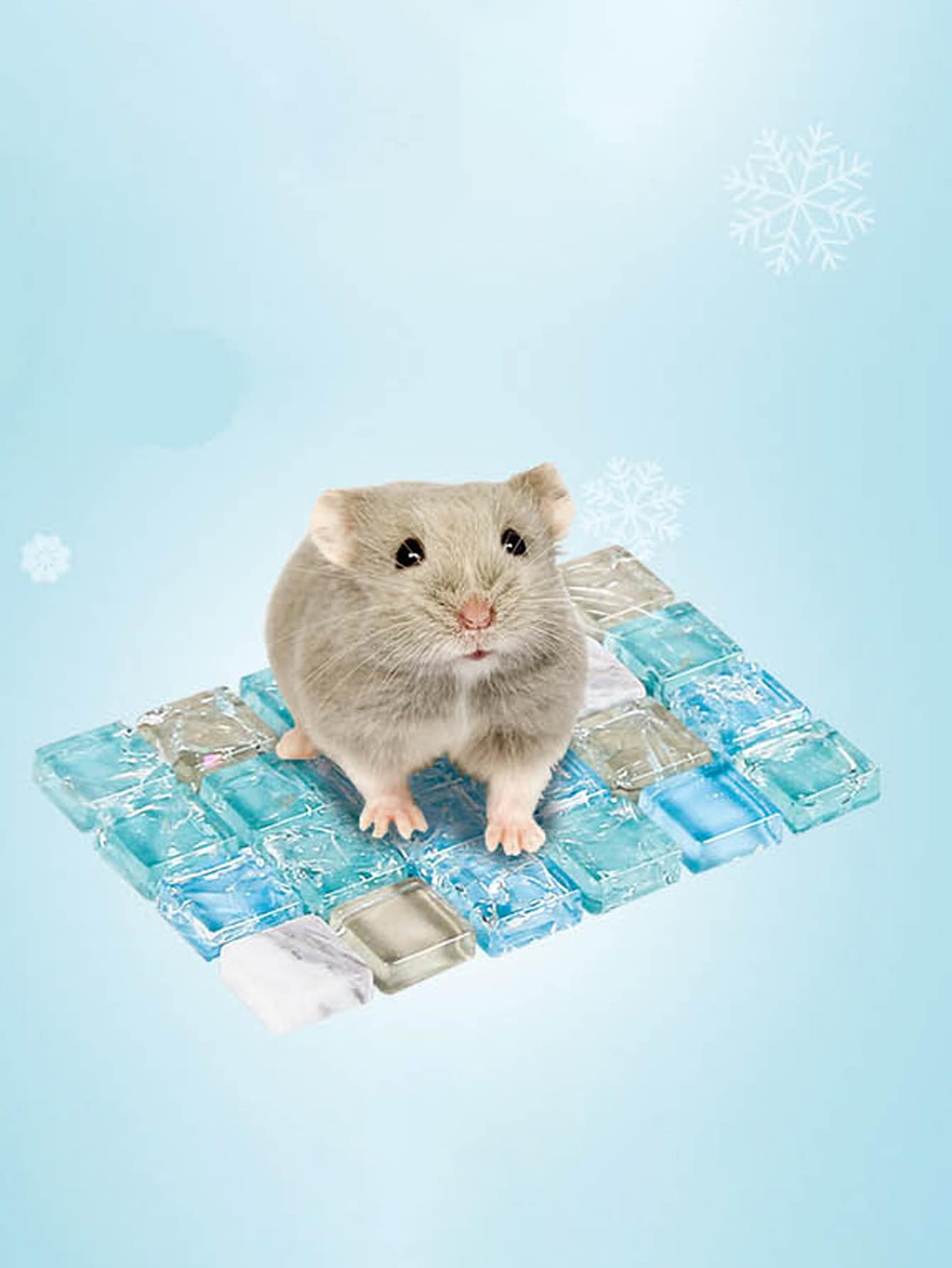 1入組裂紋圖案倉鼠降溫墊 - 彩色 - 查看 1