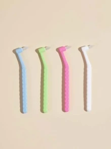 1 cái bàn chải đánh răng thú cưng màu ngẫu nhiên - Nhiều màu - Xem 1