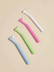 1 cái bàn chải đánh răng thú cưng màu ngẫu nhiên - Nhiều màu - Xem 4