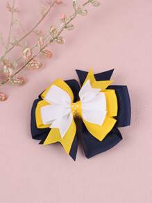 Girls Bow Decor Hair Clip - Multicolor - View 1