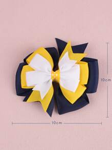 Girls Bow Decor Hair Clip - Multicolor - View 5