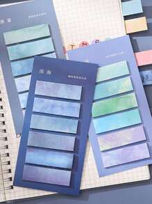 1入組漸變色隨機便簽 - 彩色 - 查看 3