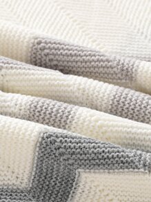 1 件 V 形图案婴儿襁褓毯 情人节爱心款