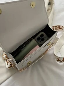 Không thấm nước, nhẹ, túi đeo yên hình cá sấu mini thông thường dành cho nữ tuổi teen Sinh viên đại học, tân binh và công nhân cổ trắng Hoàn hảo cho văn phòng, đại học, công việc, kinh doanh, đi làm, ngoài trời, du lịch, đi chơi - trắng - Xem 4