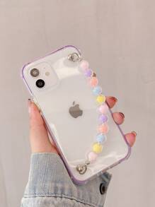 Hand Strap Clear Phone Case