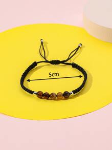 Boys Ball Decor Bracelet - Black - View 3