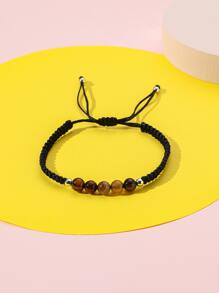 Boys Ball Decor Bracelet - Black - View 4
