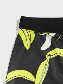 Men 3pcs Random Banana Print Boxer Brief - Multicolor - View 3