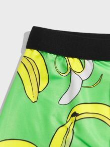 Hombres 3 piezas Calzoncillos boxer al azar con estampado de plátano - Multicolor - Ver 3