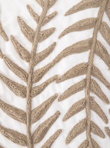 Miater 1 Chiếc Lá Hình Thêu Đệm Mà Không Làm Đầy, Hiện Đại Ném Gối Mà Không Gối Chèn, Cho Ghế Sofa, Phòng Khách - Nhiều màu - Xem 3