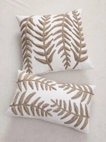 Miater 1 Chiếc Lá Hình Thêu Đệm Mà Không Làm Đầy, Hiện Đại Ném Gối Mà Không Gối Chèn, Cho Ghế Sofa, Phòng Khách - Nhiều màu - Xem 7