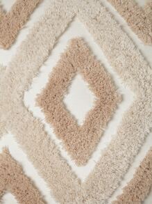 1入組簇絨流蘇裝飾靠墊套不附帶墊芯 - 彩色 - 查看 2