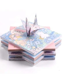 72入組混合圖案日本折紙 - 彩色 - 查看 1