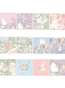 72入組混合圖案日本折紙 - 彩色 - 查看 2