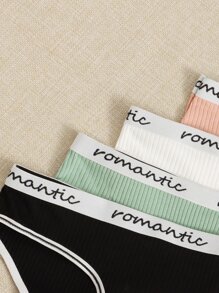 7 gói Băng chữ tương phản Không hiển thị Quần thể thao - Nhiều màu - Xem 3