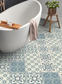 10 cái Ngói Mô Hình Dán Sàn Chống Thấm Nước - Nhiều màu - Xem 1