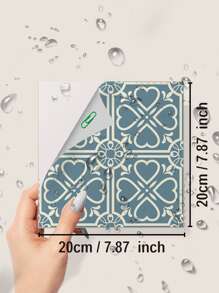 10 cái Ngói Mô Hình Dán Sàn Chống Thấm Nước - Nhiều màu - Xem 4