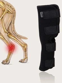 1pc Pet Anti-licking Recovery Strap - Black - View 7