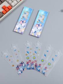 1box Cartoon Graphic Random Bookmark - Multicolor - View 4