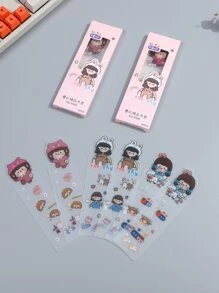 1box Cartoon Graphic Random Bookmark - Multicolor - View 7