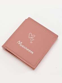 Letter Graphic Card Holder - Dusty Pink - View 4