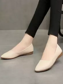 Point Toe Ballet Flats