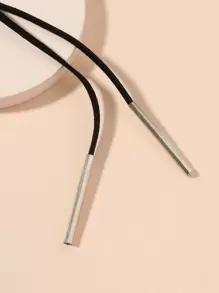 Metal Decor Choker - Silver - View 3