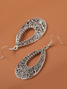 Pendientes con gota de agua con abertura