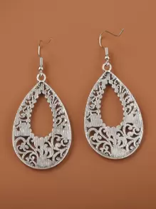 Pendientes con gota de agua con abertura