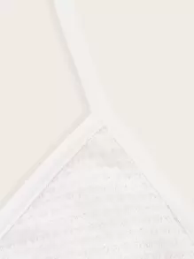 SHEIN ICON Rhinestone Heart Ring Detail Backless Knot Halter Top - White - View 4