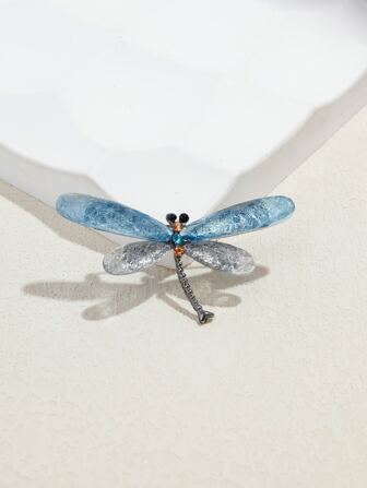 水鑽裝飾蜻蜓設計胸針