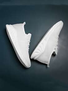 Summer Sports Shoes New Breathable Mesh Popcorn Running Shoes Men's And Women's Fashionable And Versatile Casual Shoes - White - View 2