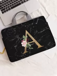 14英寸字母圖案電腦包 - 彩色 - 查看 1