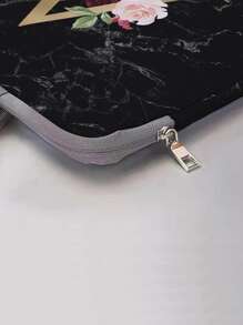 14英寸字母圖案電腦包 - 彩色 - 查看 3