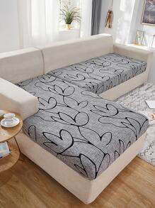 1pc Floral Pattern Stretchy Sofa Seat Cover,Boho Polyester Washable Sofa Cushion Cover For Living Room - Multicolor - View 8