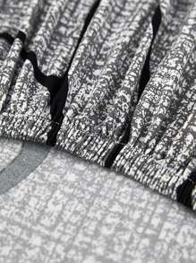 1pc Floral Pattern Stretchy Sofa Seat Cover,Boho Polyester Washable Sofa Cushion Cover For Living Room - Multicolor - View 9