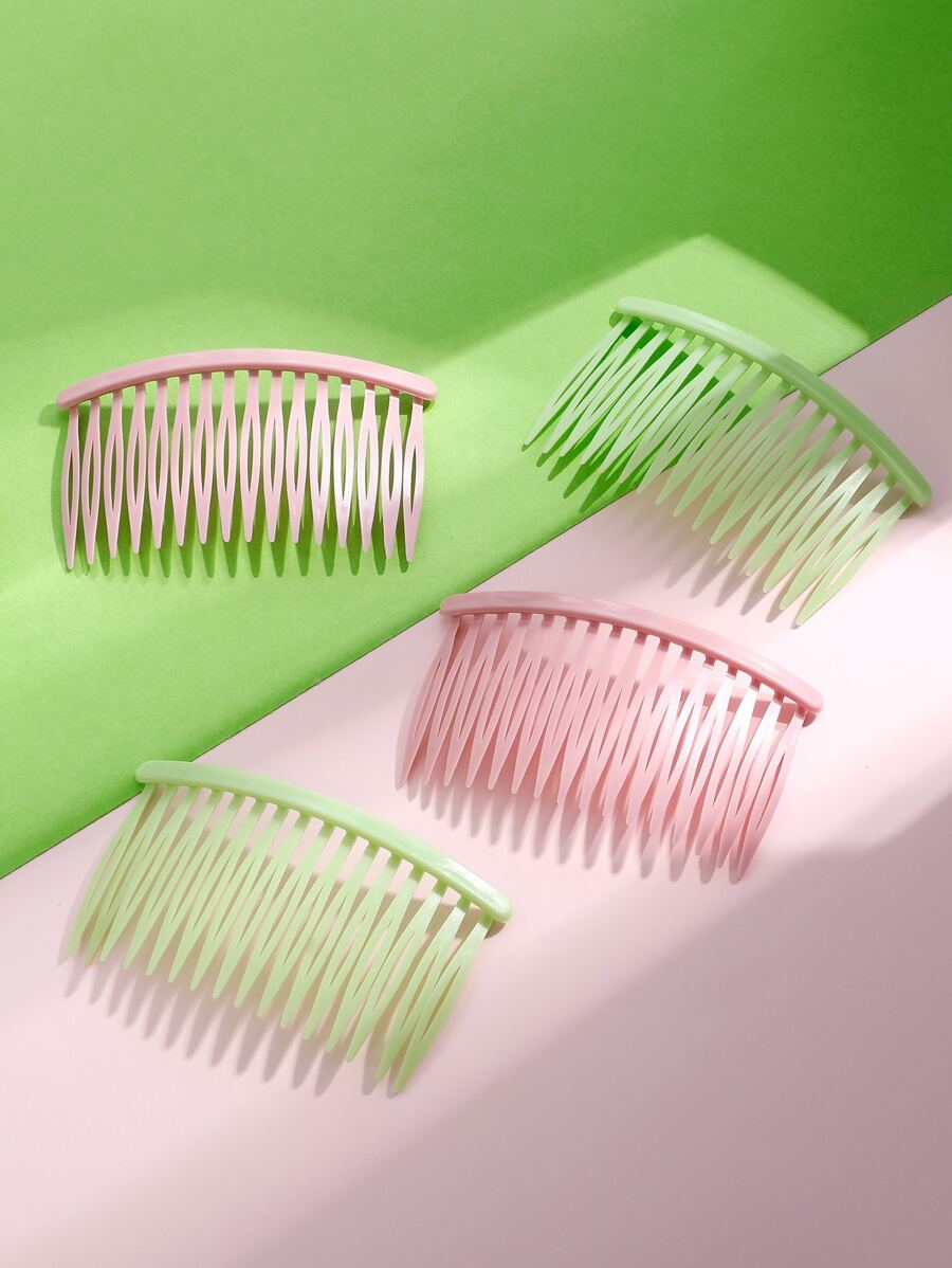 4 piezas Horquilla unicolor - Multicolor - Ver 1