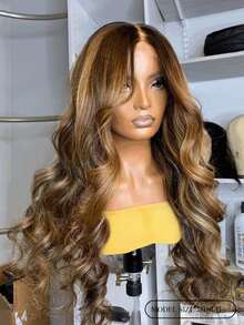 13*4 Lace Front 150% Long Body Wave Human Hair Wig - Piano Color - View 2