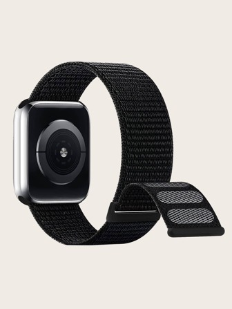 Mjukt och andningsbart svart sportigt nylonband, kompatibelt med -armband 38 mm 40 mm 41 mm 42 mm 44 mm 45 mm 46 mm 49 mm, justerbara remmar för kvinnor och män, kompatibelt med -serien SE Ultra 11/10/9/8/7/6/5/4/3/2/1