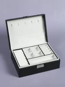 1 pieza Caja de almacenamiento de joya simple