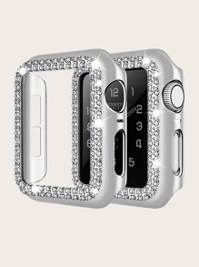 Rhinestone Decor Case Compatible With Apple Watch