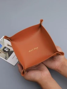 1pc Letter Graphic Jewelry Tray - Orange - View 5