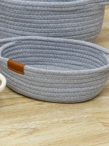 Bolsa y caja de almacenamiento Cestas de almacenamiento - Gris - Ver 5