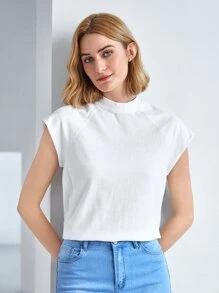 MOTF PREMIUM RAGLAN SLEEVE T-SHIRT - White - View 6