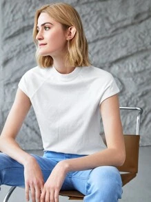 MOTF PREMIUM RAGLAN SLEEVE T-SHIRT - White - View 7