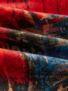 SHEIN ICON Slogan and Graphic Print Tube Top - Multicolor - View 4